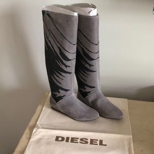 Diesel suede boots
